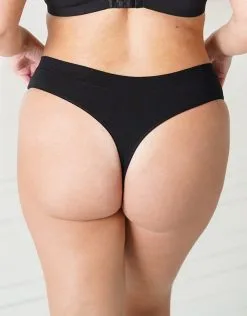 SugarShape String-Set "Cotton Basic" -Unterwäsche Verkäufe sugarshape string basic cotton black back editorial single crop 11