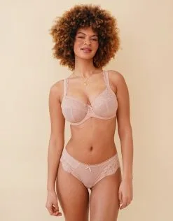 SugarShape String "Clara" Apricot -Unterwäsche Verkäufe sugarshape string clara lace apricot front editorial single hs 100 full 1