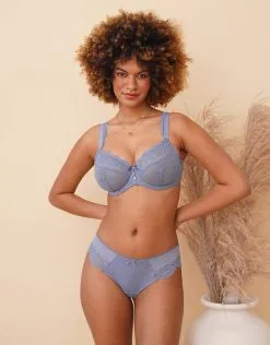 SugarShape String "Clara" Blue-grey 14 SugarShape String "Clara" Blue-grey -Unterwäsche Verkäufe sugarshape string clara lace bluegrey front editorial single hs 100 full 1