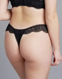 SugarShape String "Emilia" Black 9 SugarShape String "Emilia" Black -Unterwäsche Verkäufe sugarshape string emilia black back packshot model darkgrey single crop 1