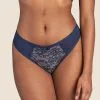 SugarShape String "Valerie" Navy -Unterwäsche Verkäufe sugarshape string valerie navy front packshot model grey single crop 1