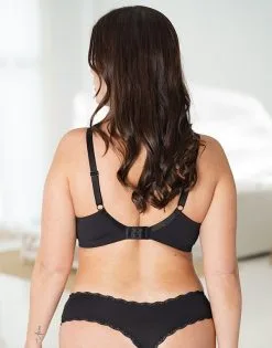 SugarShape BH "Pure Basic" Black -Unterwäsche Verkäufe sugarshape t shirt bh pure basic black back packshot model single crop 3