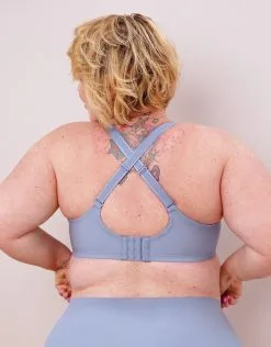 SugarShape BH "True" Blue-grey -Unterwäsche Verkäufe sugarshape t shirt bh true blue grey back crop 1