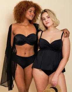 SugarShape Tankini-Top "Nizza" Black 21 SugarShape Tankini-Top "Nizza" Black -Unterwäsche Verkäufe sugarshape tankini nizza black front editorial double full 1