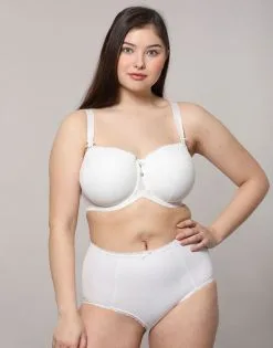 SugarShape High-Waist-Panty "Diamond" Ivory -Unterwäsche Verkäufe sugarshape diamond highwaistpanty bh front