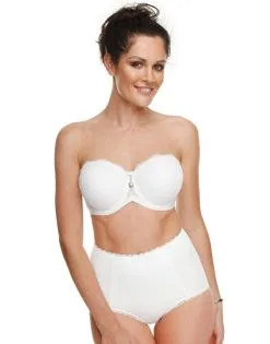 SugarShape High-Waist-Panty "Diamond" Ivory -Unterwäsche Verkäufe sugarshape diamond highwaistpanty editorial weisser hintergrund